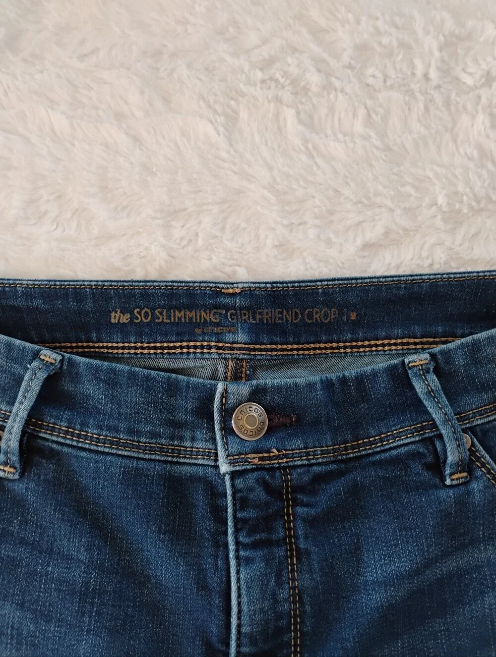 Chico's So Slimming Girlfriend Crop Jeans